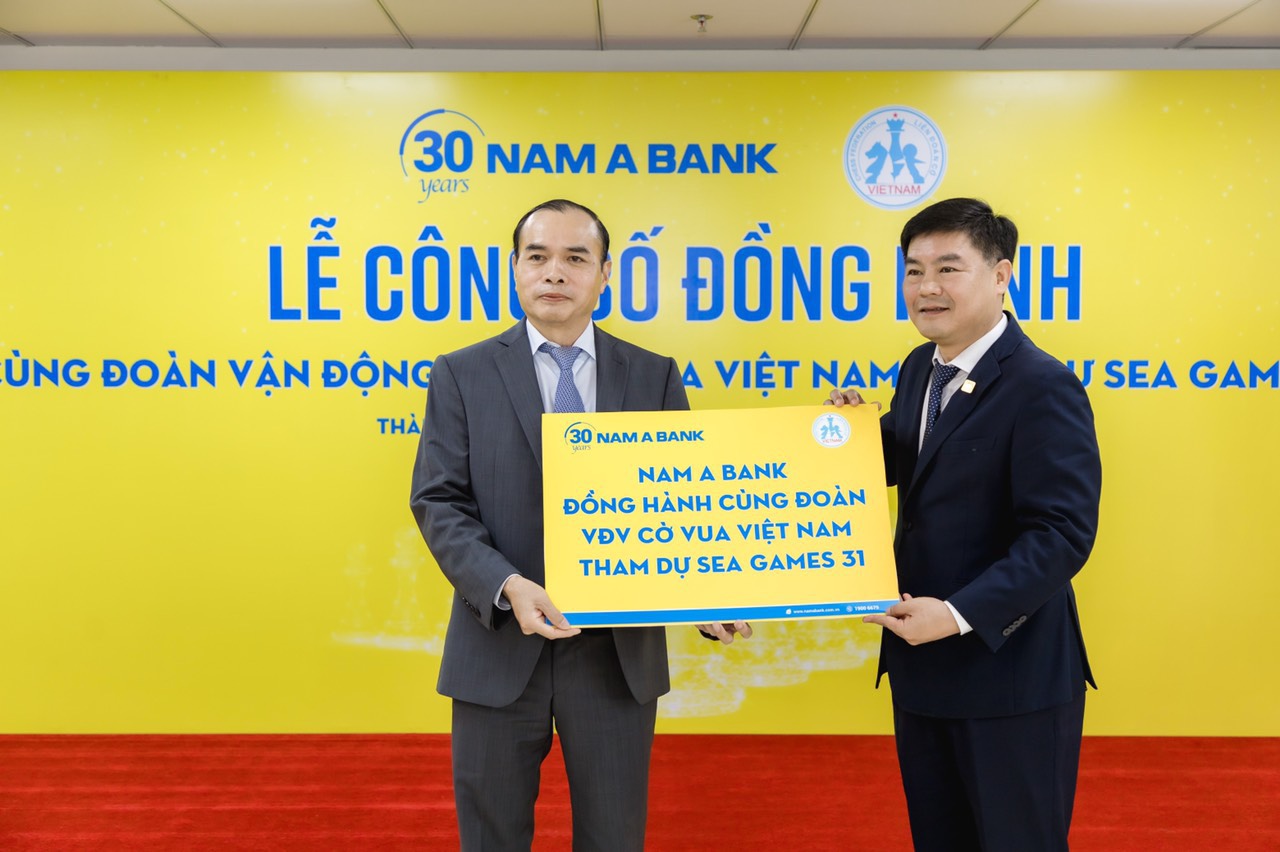 Nam A Bank đồng hành cùng đội tuyển Cờ vua Việt Nam tham dự SEA Games 31