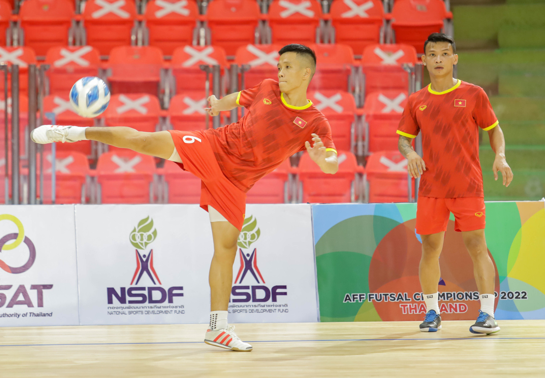 Tuyển futsal Việt Nam đã "nóng máy" cho Giải Đông Nam Á 2022