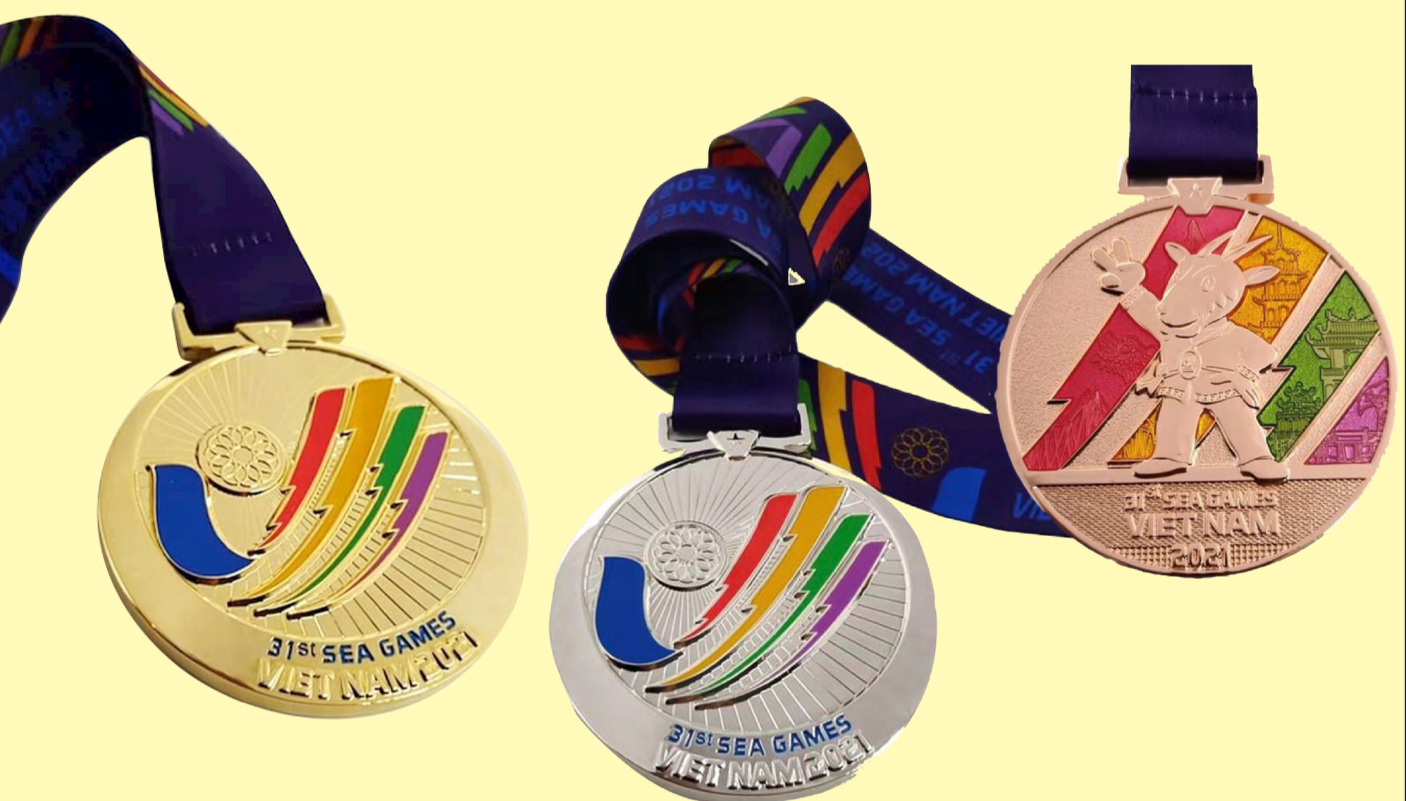 526 bộ huy chương mạ vàng cho nhà vô địch SEA Games 31