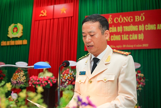 Khánh Hòa, Ninh Thuận có tân giám đốc Công an tỉnh
