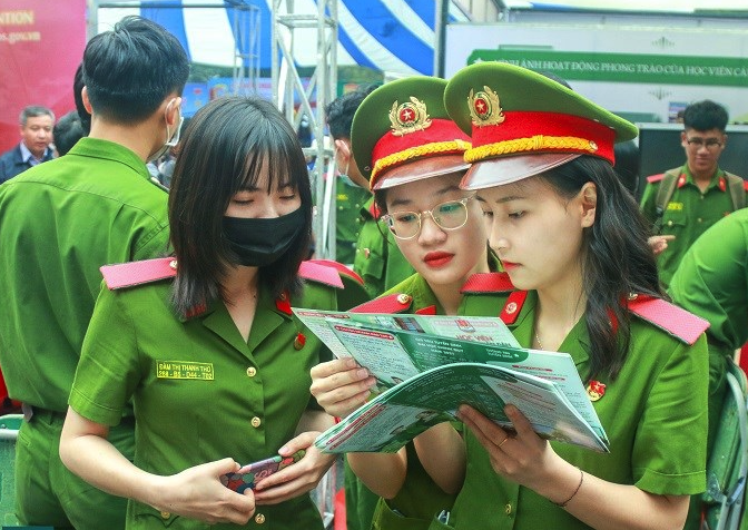 2.050 chỉ tiêu vào các trường Công an nhân dân năm 2022