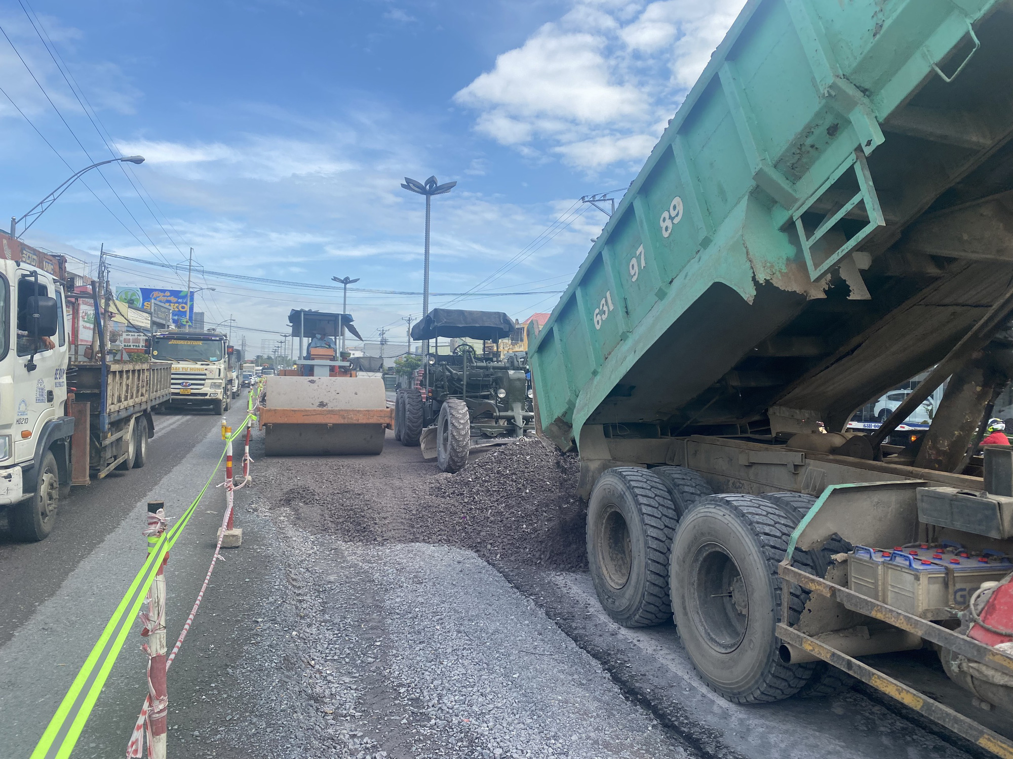 N&acirc;ng cấp chống ngập Quốc lộ 1 đoạn ng&atilde; ba Trung Lương - Ảnh 6.