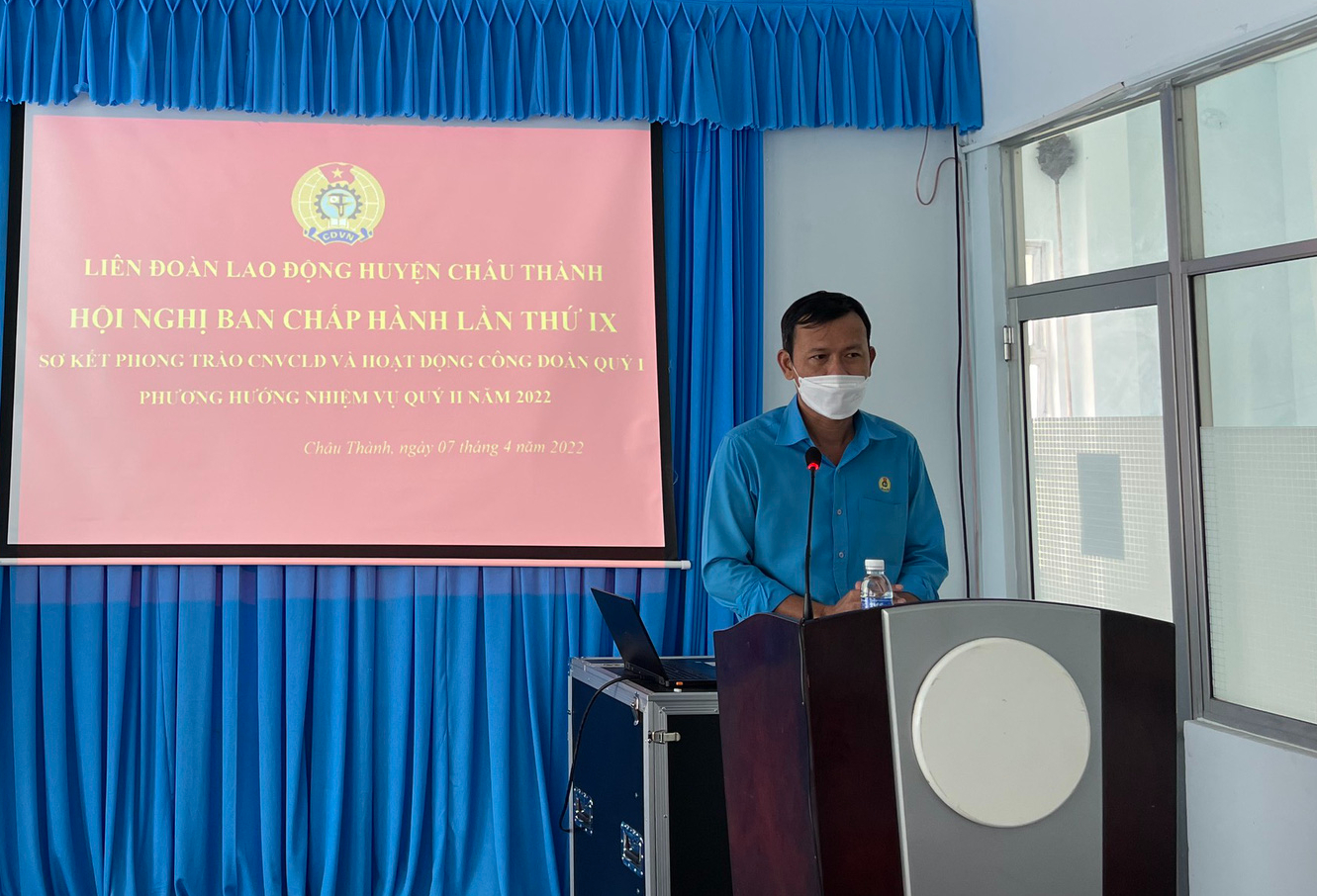 LĐLĐ huyện Châu Thành, tỉnh Tiền Giang nỗ lực chăm lo cho CNVC-LĐ