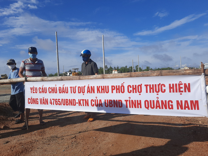 Đổ lỗi ngập do sông thoát lũ kém, dự án phố chợ Chiên Đàn xin cấp sổ đỏ