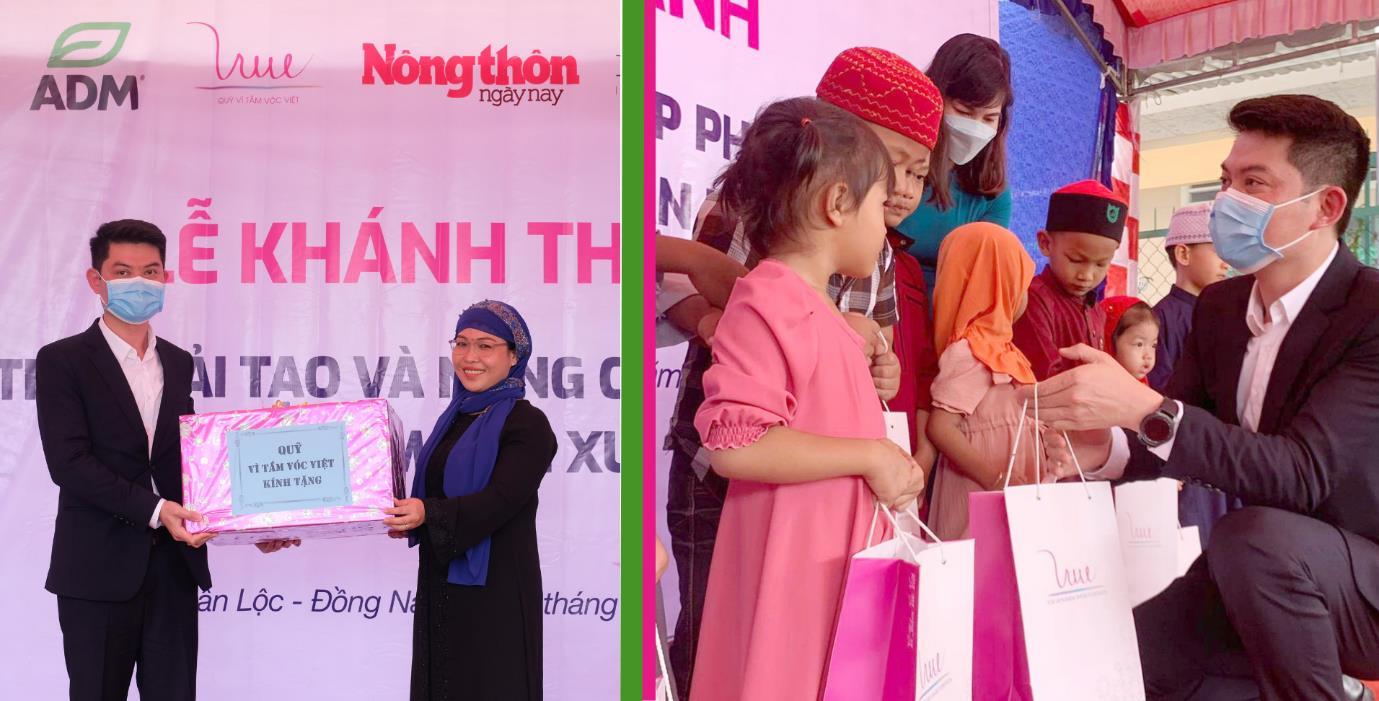 Kh&aacute;nh th&agrave;nh c&ocirc;ng tr&igrave;nh n&acirc;ng cấp điểm trường cho học sinh d&acirc;n tộc Chăm - Ảnh 2.