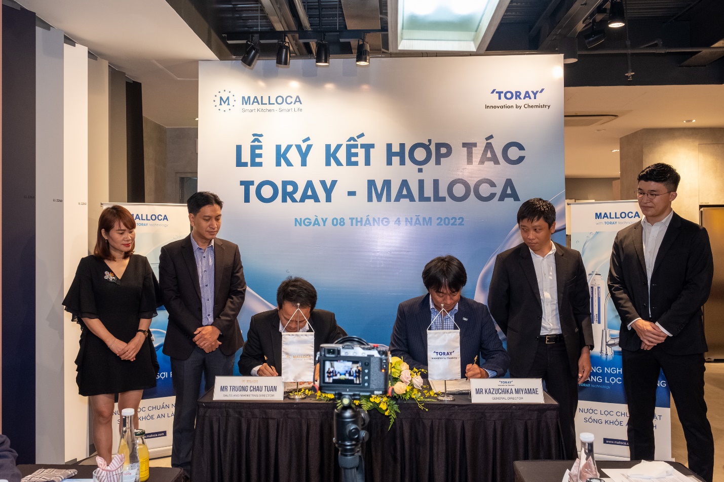 Malloca và Toray ký kết hợp tác phát triển thiết bị lọc nước tại Việt Nam