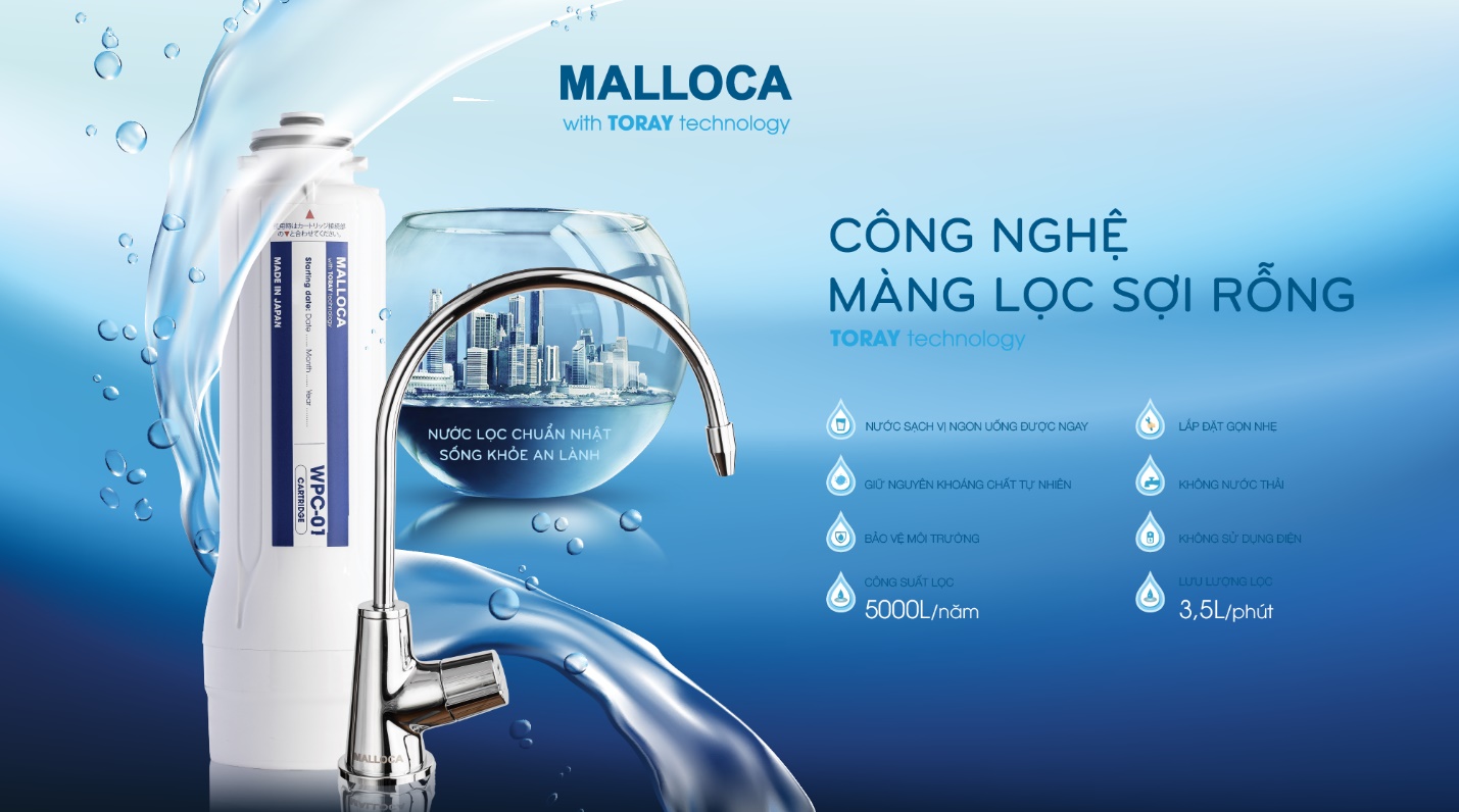 Malloca v&agrave; Toray k&yacute; kết hợp t&aacute;c ph&aacute;t triển thiết bị lọc nước tại Việt Nam - Ảnh 2.