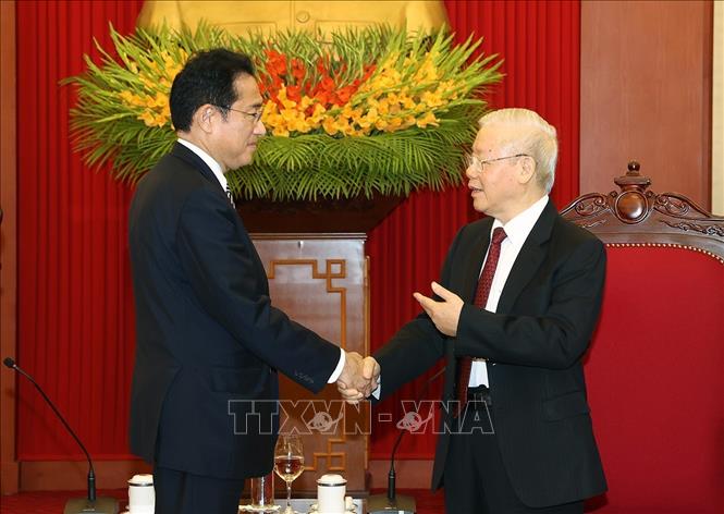 Tổng B&iacute; thư Nguyễn Ph&uacute; Trọng nhấn mạnh tiềm năng to lớn của hợp t&aacute;c Việt - Nhật - Ảnh 4.