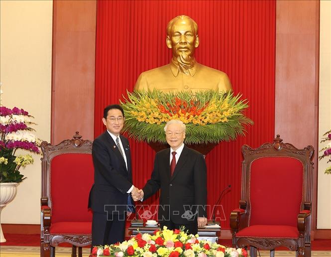 Tổng B&iacute; thư Nguyễn Ph&uacute; Trọng nhấn mạnh tiềm năng to lớn của hợp t&aacute;c Việt - Nhật - Ảnh 2.