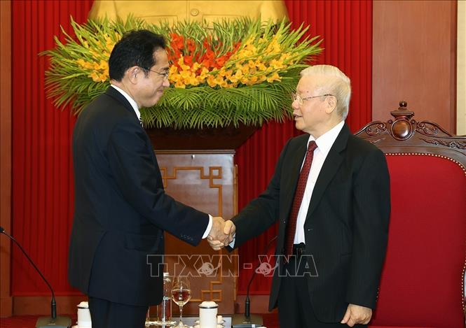 Tổng B&iacute; thư Nguyễn Ph&uacute; Trọng nhấn mạnh tiềm năng to lớn của hợp t&aacute;c Việt - Nhật - Ảnh 3.