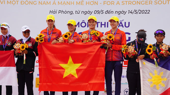 Rowing Việt Nam xuất sắc giành 2 HCV