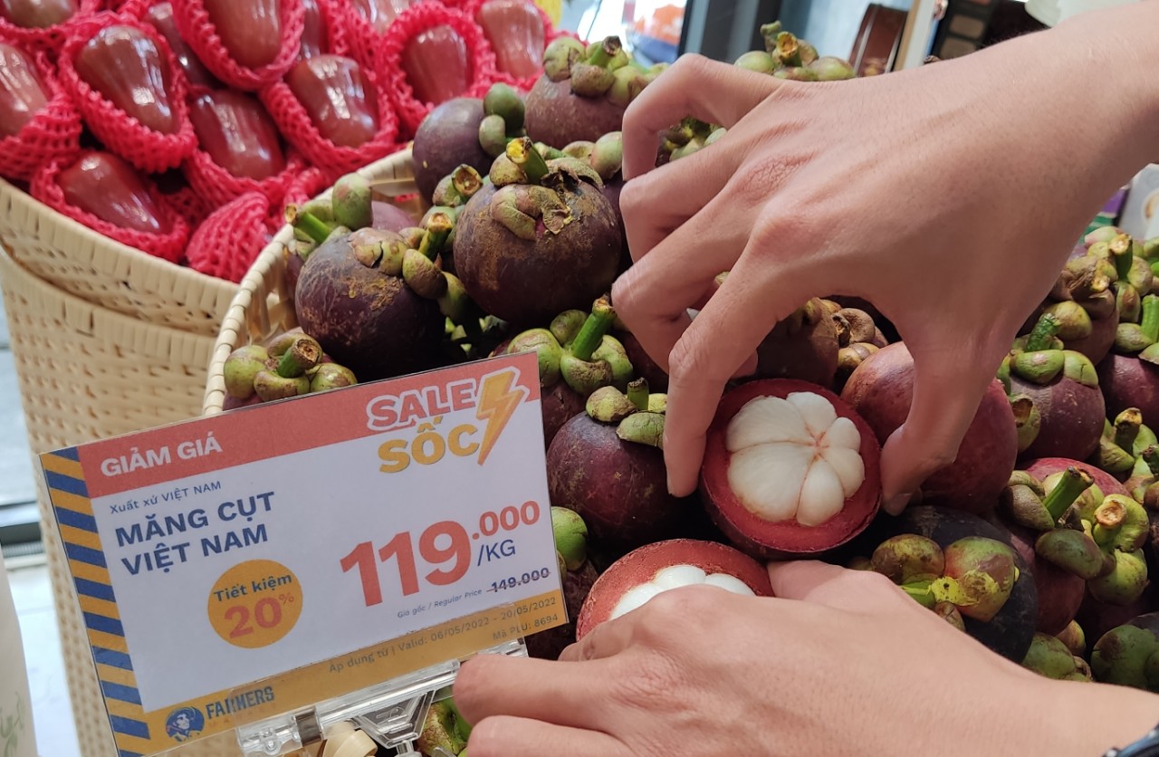 Măng cụt vào mùa, "ăn đứt" hàng Thái Lan