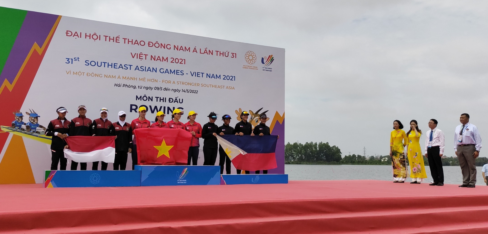 Rowing Việt Nam gi&agrave;nh HCV đầu ti&ecirc;n tại SEA Games 31 - Ảnh 2.