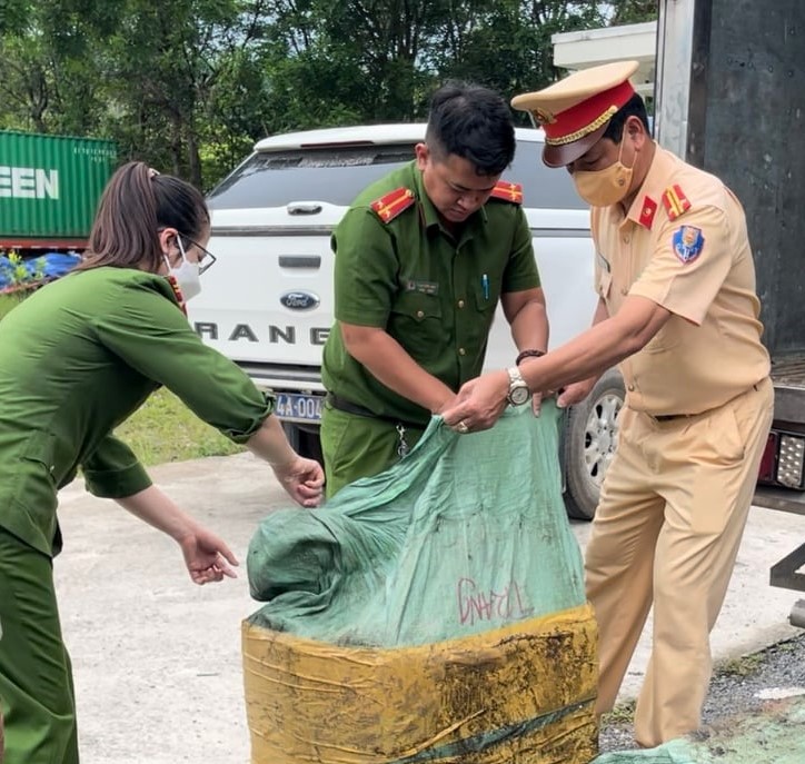 Quảng Trị: Chặn bắt 4 tấn vú heo không rõ nguồn gốc