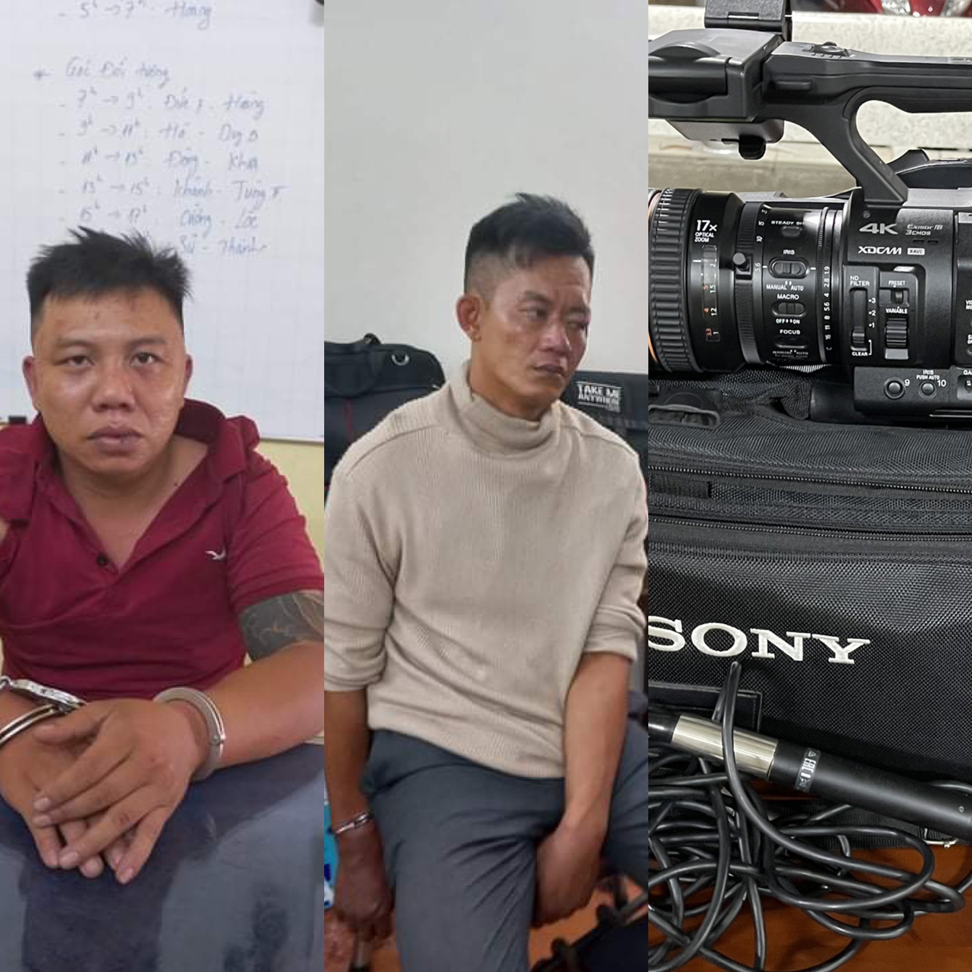 Bất ngờ với lời khai của 2 kẻ cướp máy quay phim hàng trăm triệu đồng của phóng viên