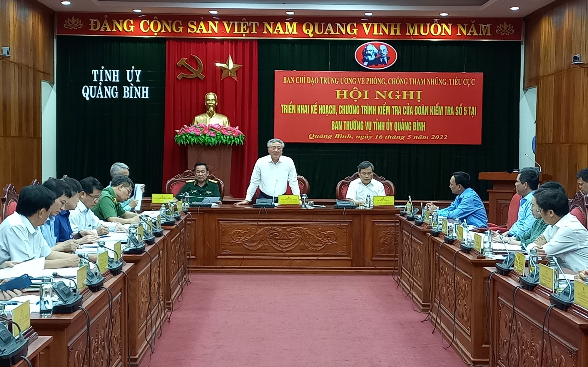 Trung ương kiểm tra phòng chống tham nhũng, tiêu cực tại Quảng Bình