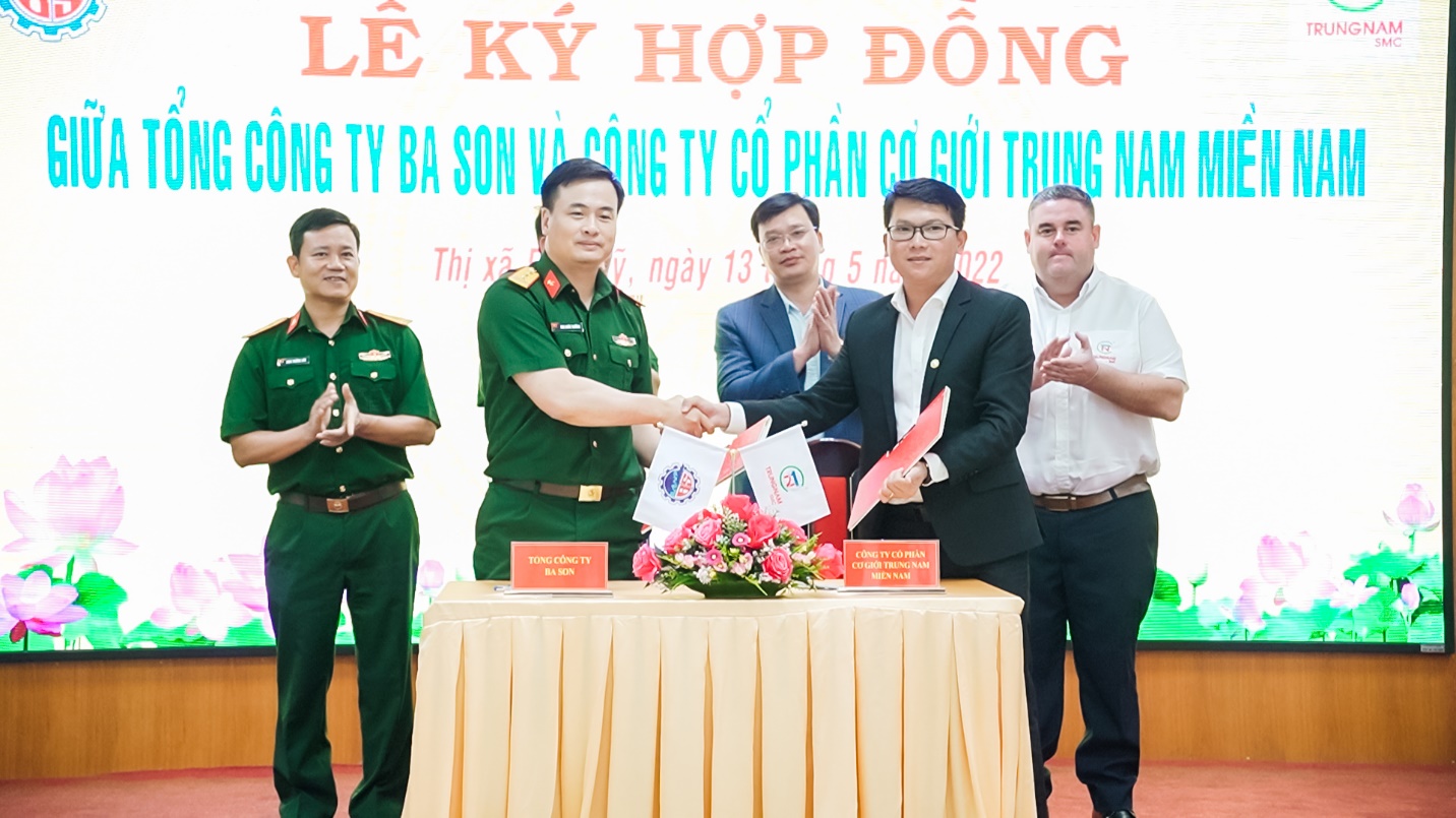 Ba Son và Trungnam SMC ký kết hợp tác