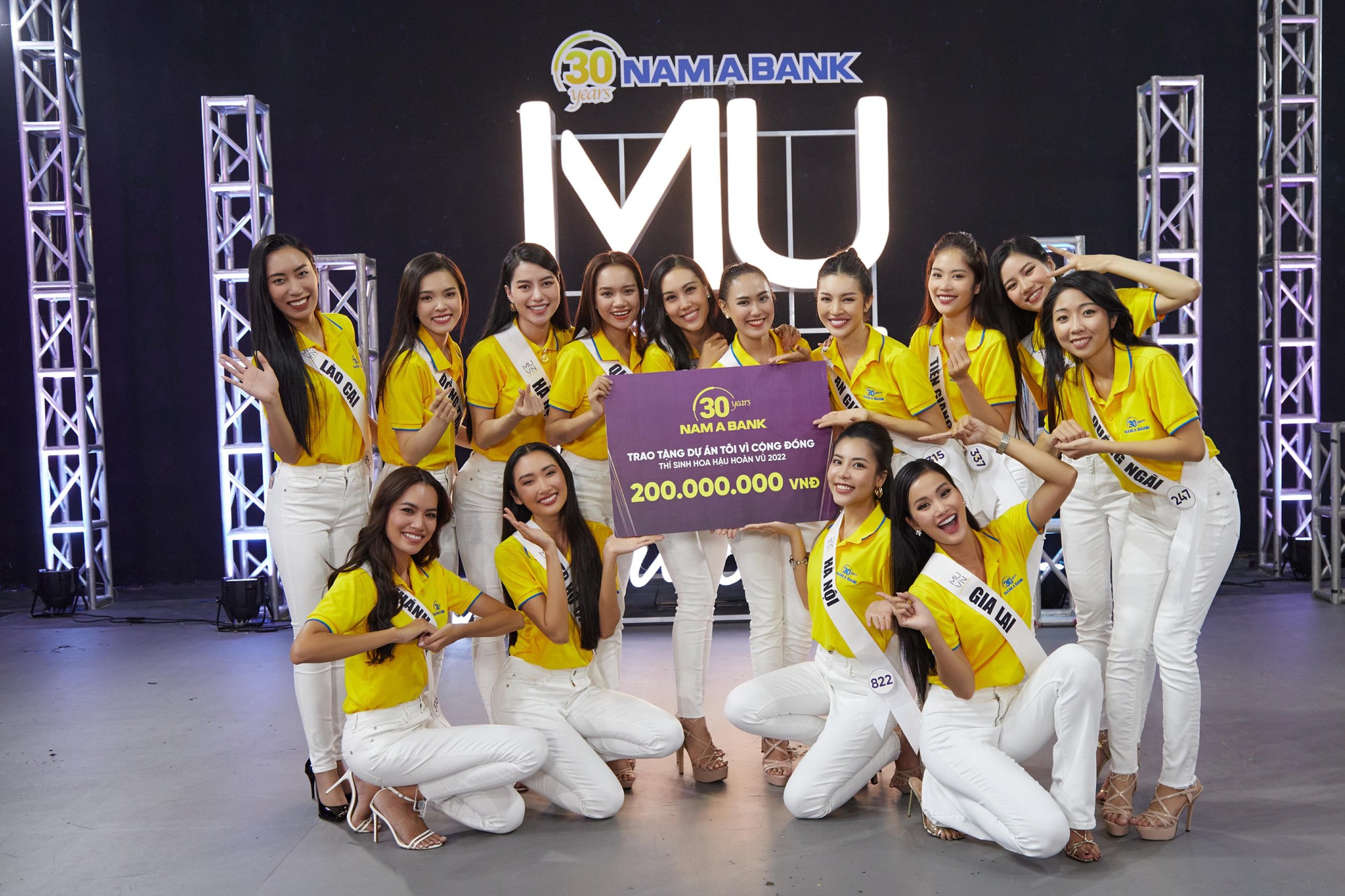 Top 58 th&iacute; sinh Hoa hậu Ho&agrave;n vũ Việt Nam chinh phục thử th&aacute;ch dự &aacute;n cộng đồng nhận 200 triệu từ Nam A Bank - Ảnh 4.