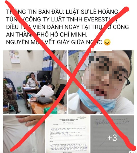 Thực hư việc "luật sư bị điều tra viên đánh tại trụ sở Công an TP HCM"?