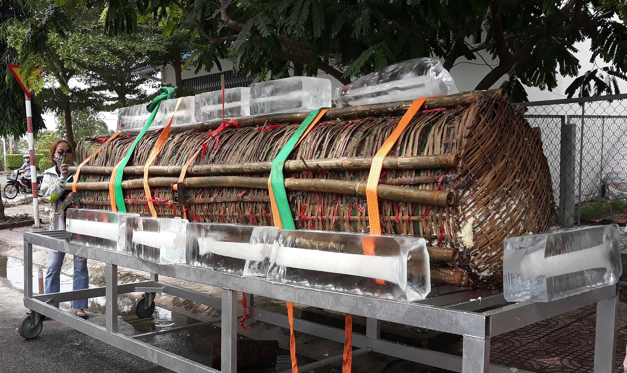 Cận cảnh cặp b&aacute;nh t&eacute;t si&ecirc;u to khổng lồ d&acirc;ng c&uacute;ng B&agrave; Ch&uacute;a Xứ n&uacute;i Sam - Ảnh 8.