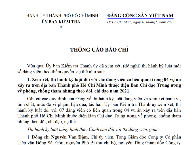 Thi hành kỷ luật hàng loạt cán bộ