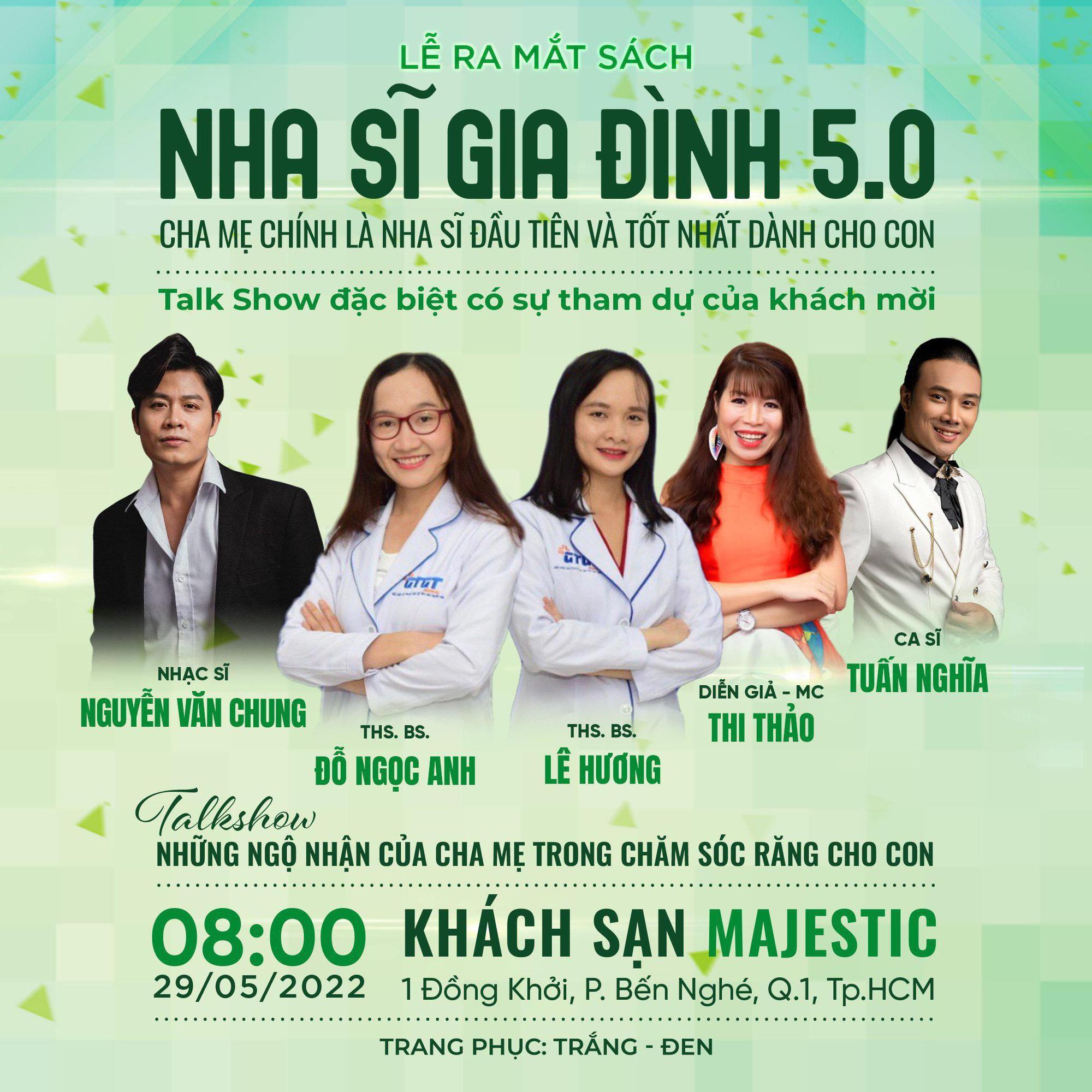 Thạc sỹ nha khoa Đỗ Ngọc Anh và đồng nghiệp ra mắt sách về chăm sóc răng cho con