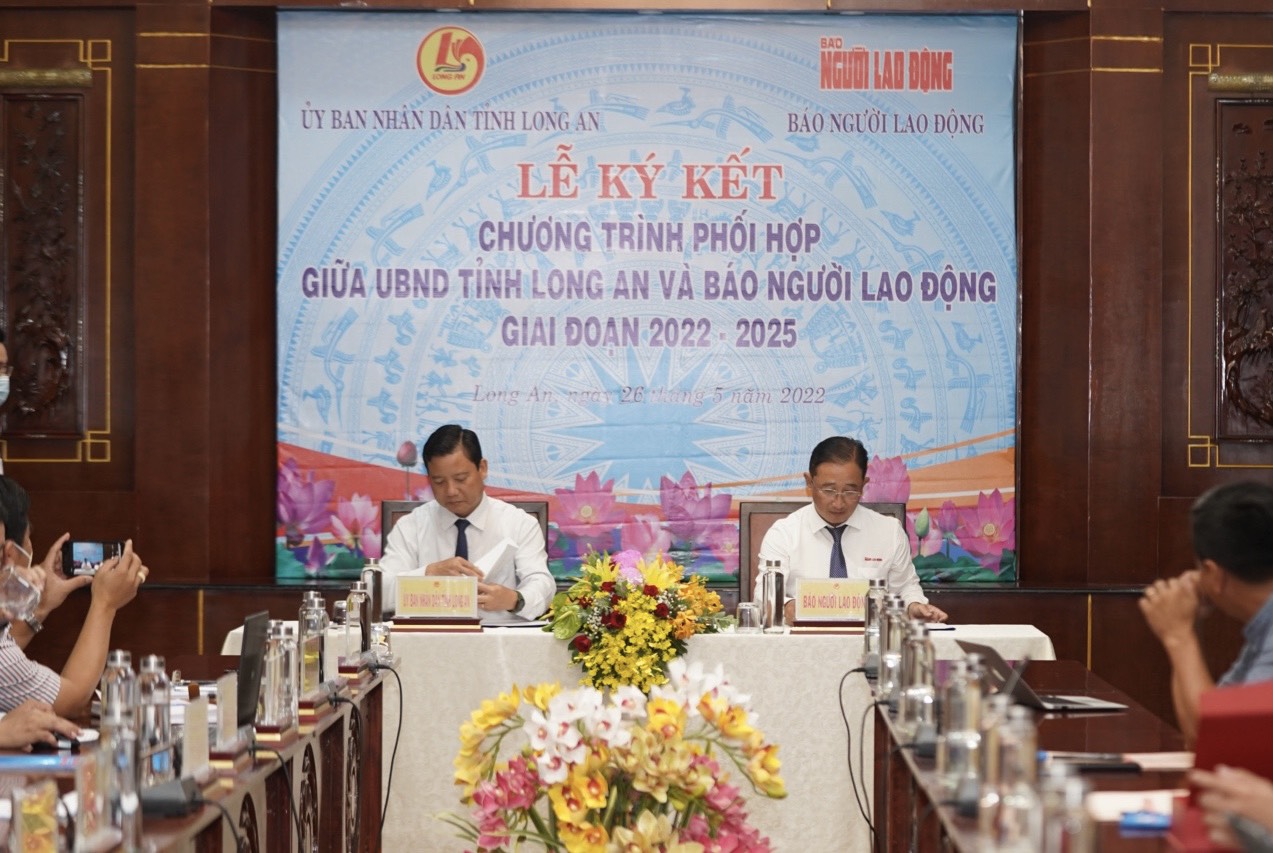 B&aacute;o Người Lao Động k&yacute; kết phối hợp với UBND tỉnh Long An giai đoạn 2022-2025 - Ảnh 8.