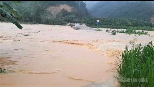 Mưa lớn kéo dài suốt đêm, nhiều nơi ở Lâm Đồng bị ngập sâu - Ảnh 4.
