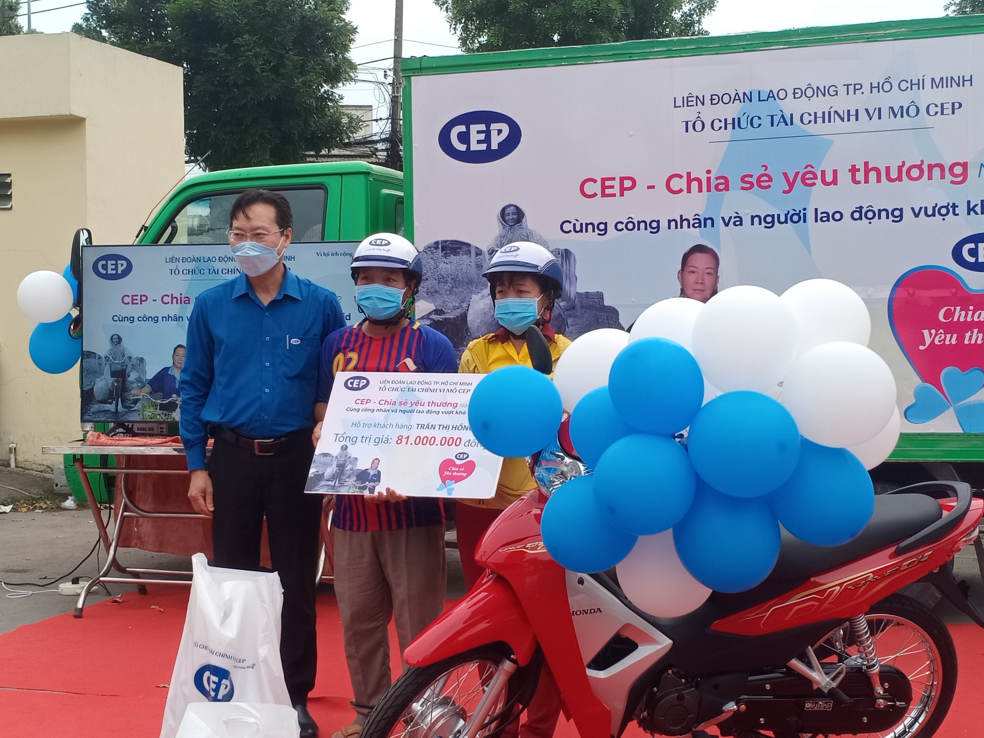 CEP dành 14,5 tỉ đồng chăm lo, hỗ trợ người lao động khó khăn