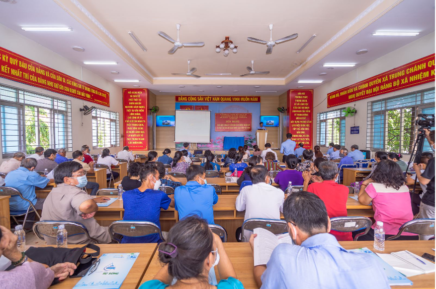 Hội nghị vận động sử dụng nước sạch tại x&atilde; Trung Ch&aacute;nh - Ảnh 1.