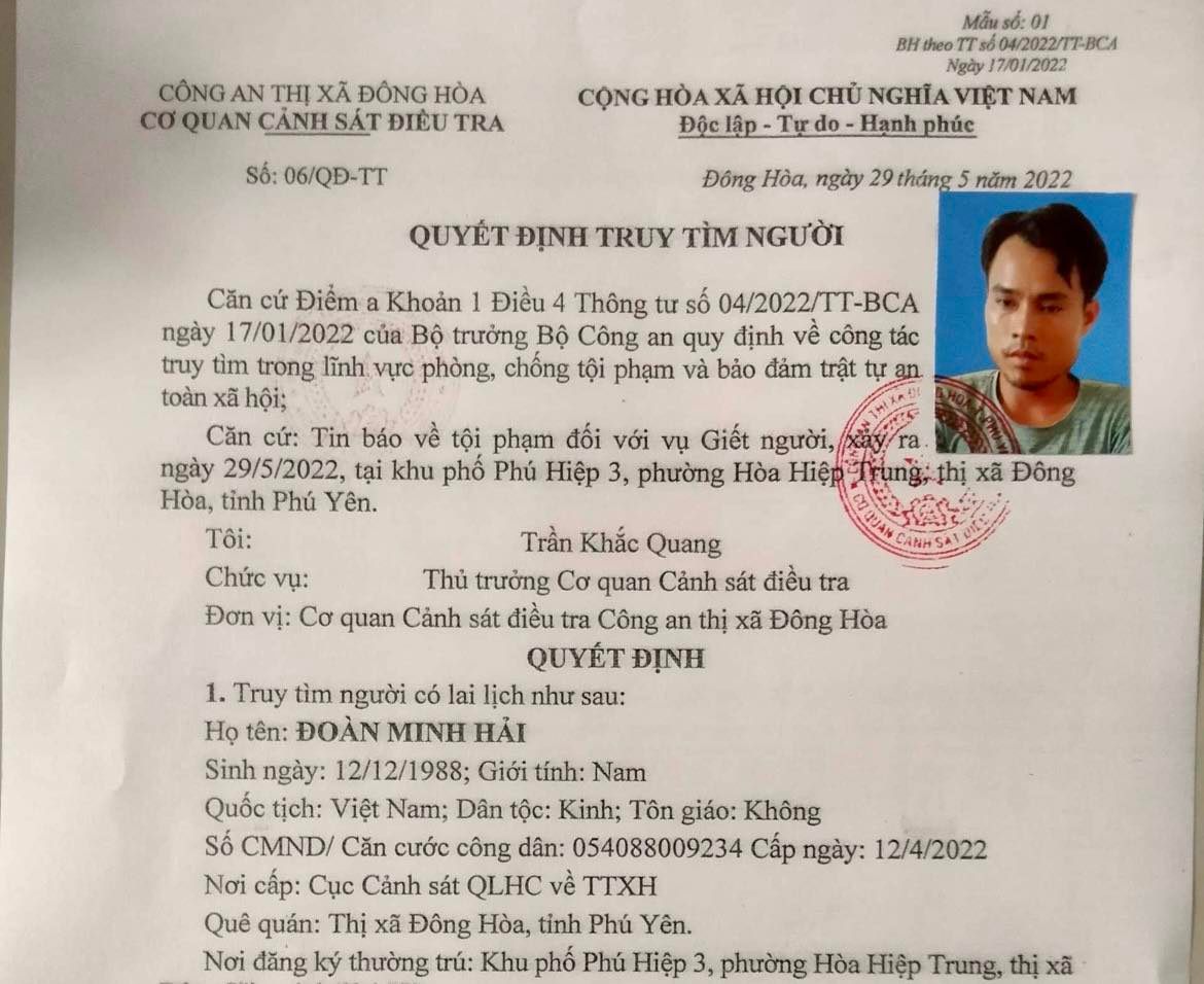 Bắt nghi phạm s&aacute;t hại 3 người trong một gia đ&igrave;nh ở Ph&uacute; Y&ecirc;n - Ảnh 2.