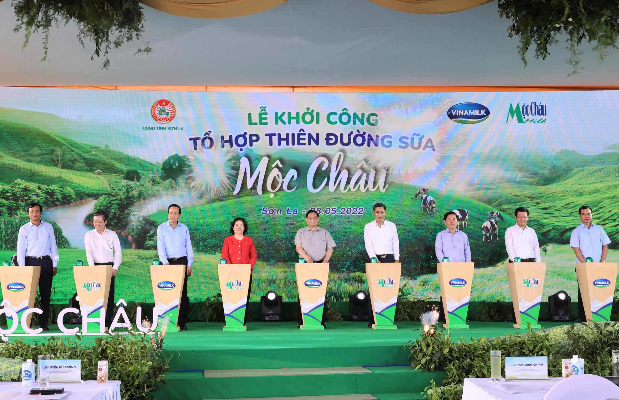 Mộc Châu Milk, Vinamilk chính thức ra mắt và khởi công dự án tổ hợp thiên đường sữa Mộc Châu