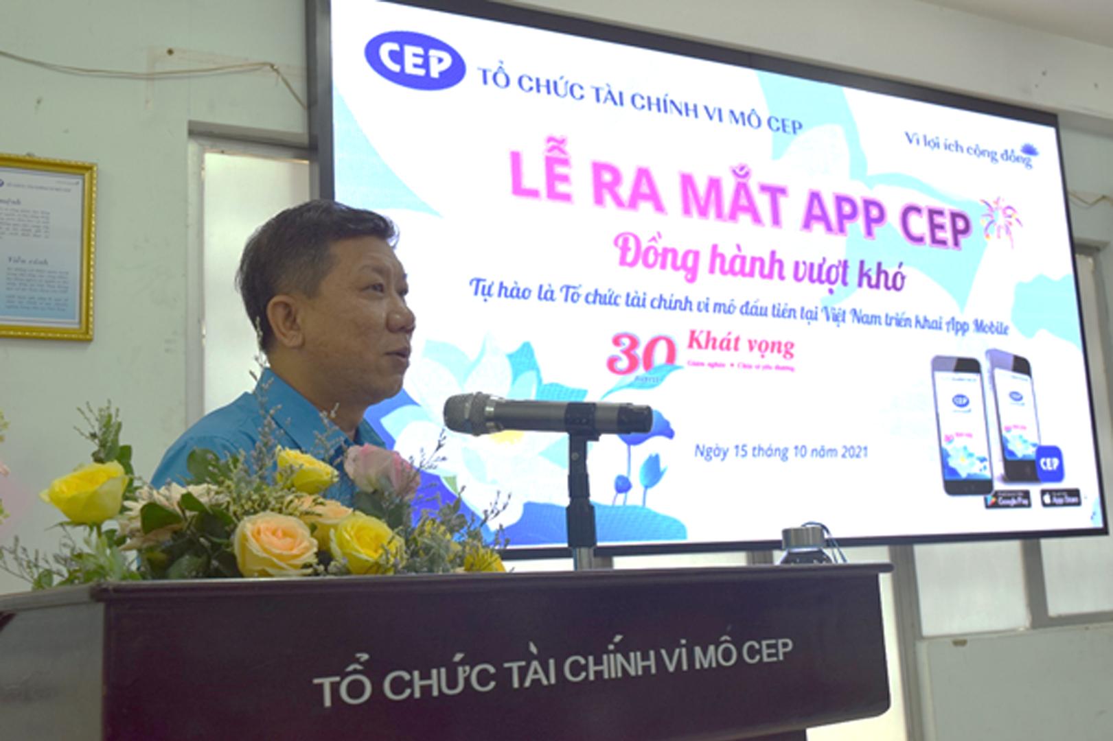 App CEP - Đồng hành vượt khó - Ảnh 1.