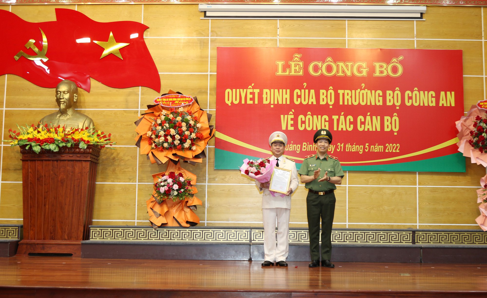 Đại tá Nguyễn Hữu Hợp làm Giám đốc Công an tỉnh Quảng Bình