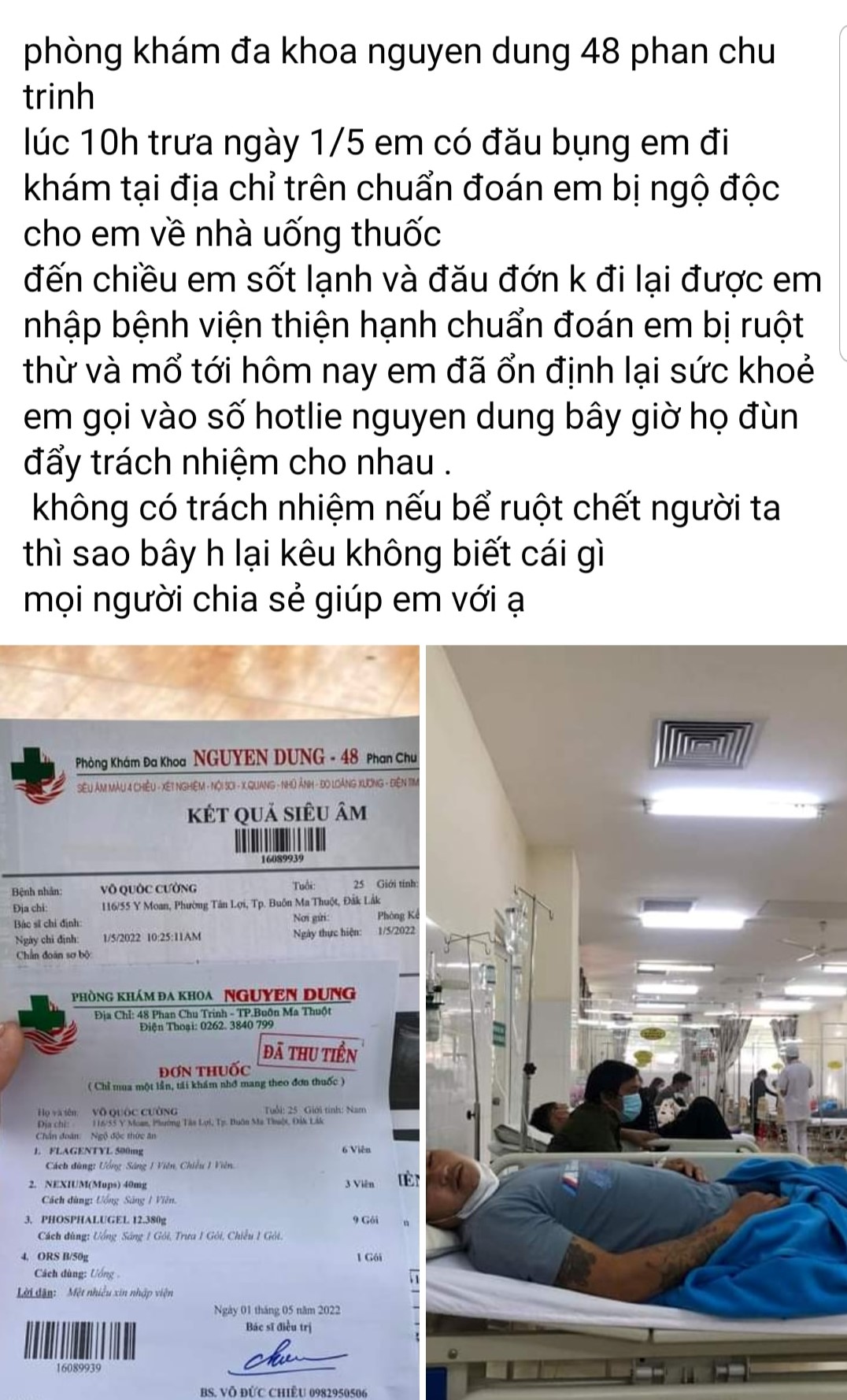 Bệnh nhân đau ruột thừa, bác sĩ cho thuốc trị… ngộ độc!