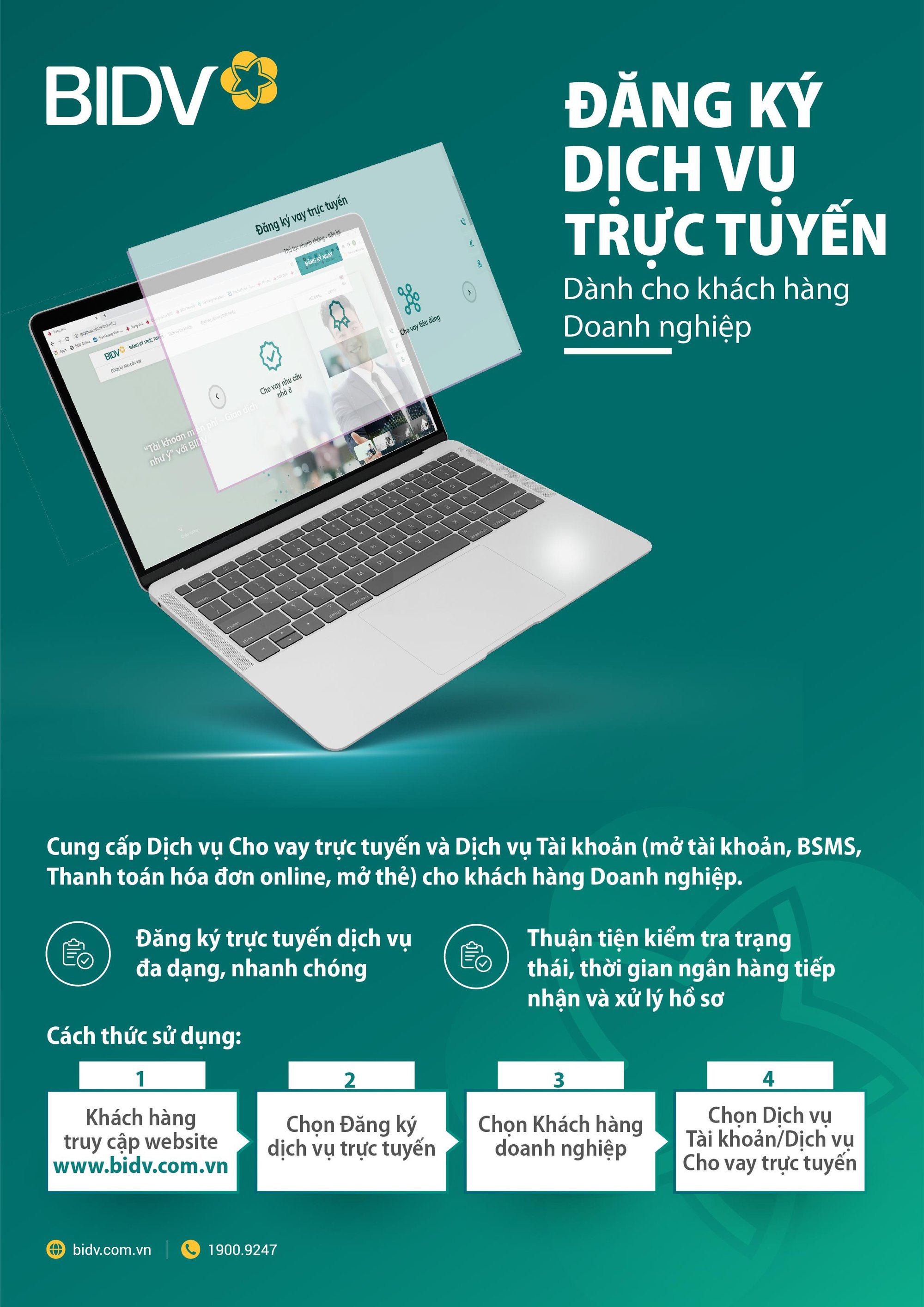 BIDV triển khai tính năng đăng ký trực tuyến cho khách hàng doanh nghiệp - Ảnh 1.
