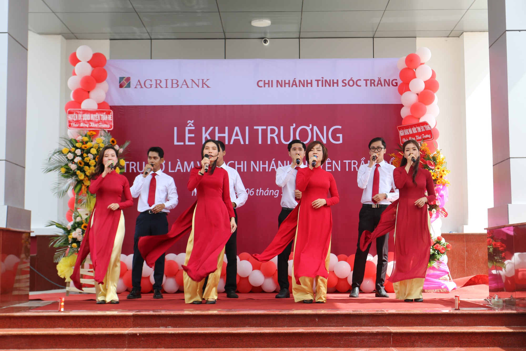 Khánh thành trụ sở làm việc của Agribank huyện Trần Đề, tỉnh Sóc Trăng