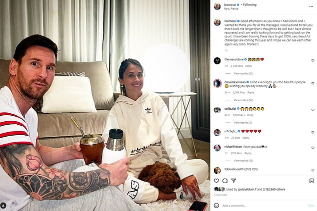 Tiết lộ sốc: Messi kh&ocirc;ng chạy đ&aacute; b&oacute;ng nổi v&igrave; mắc Covid-19 - Ảnh 4.