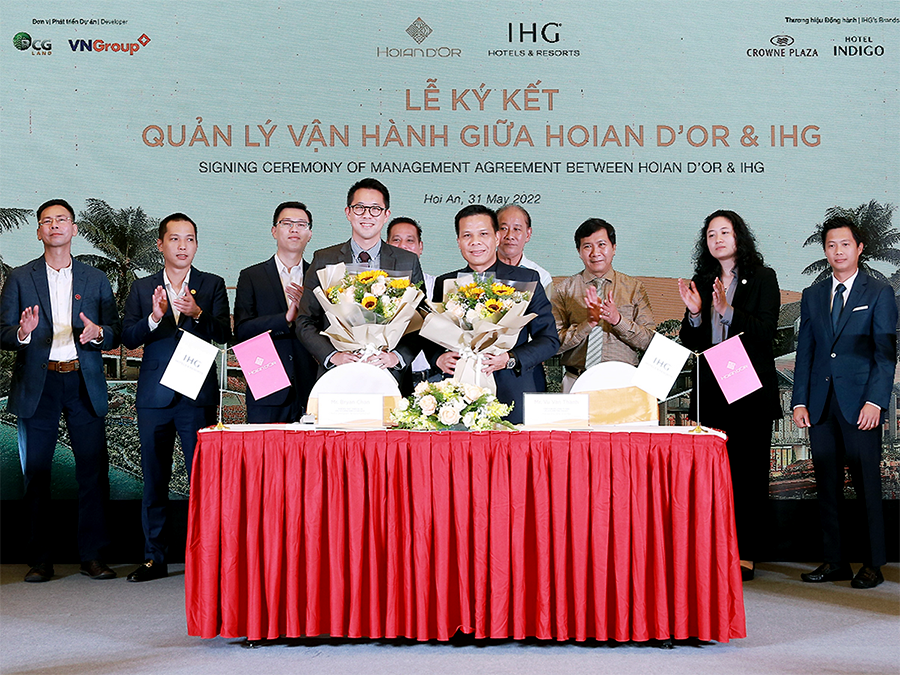 Tập đoàn IHG ký kết vận hành 3 thương hiệu khách sạn cao cấp tại Hoian d’Or