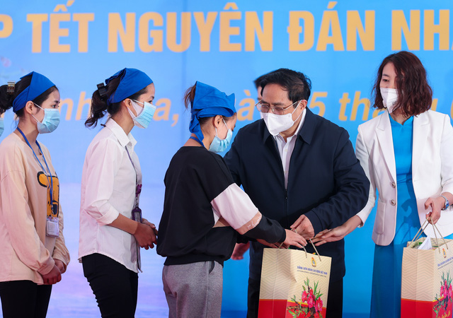 Sáng nay Thủ tướng Chính phủ Phạm Minh Chính đối thoại với công nhân