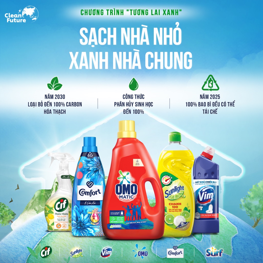 Unilever Việt Nam phát động chiến dịch “Tương lai xanh” - Ảnh 1.