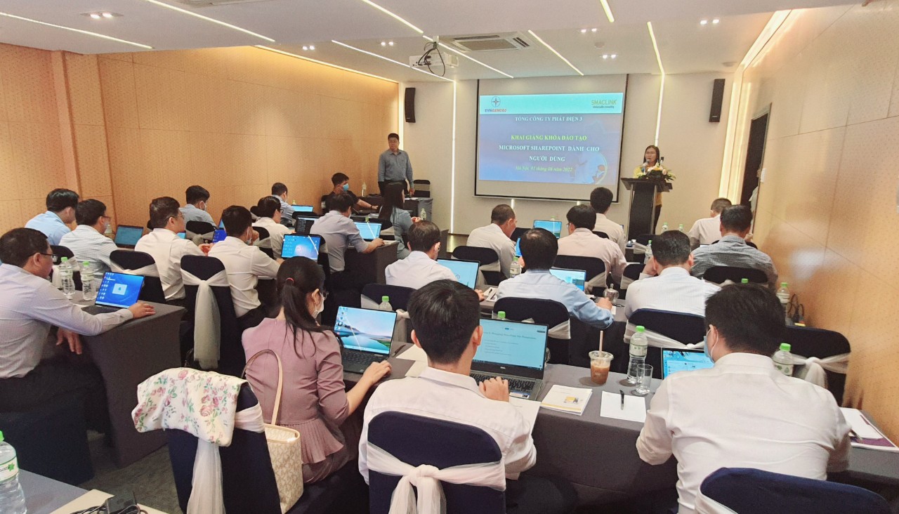 EVNGENCO3 tổ chức chương tr&igrave;nh đ&agrave;o tạo &ldquo;SharePoint cho người d&ugrave;ng cuối&rdquo; - Ảnh 1.
