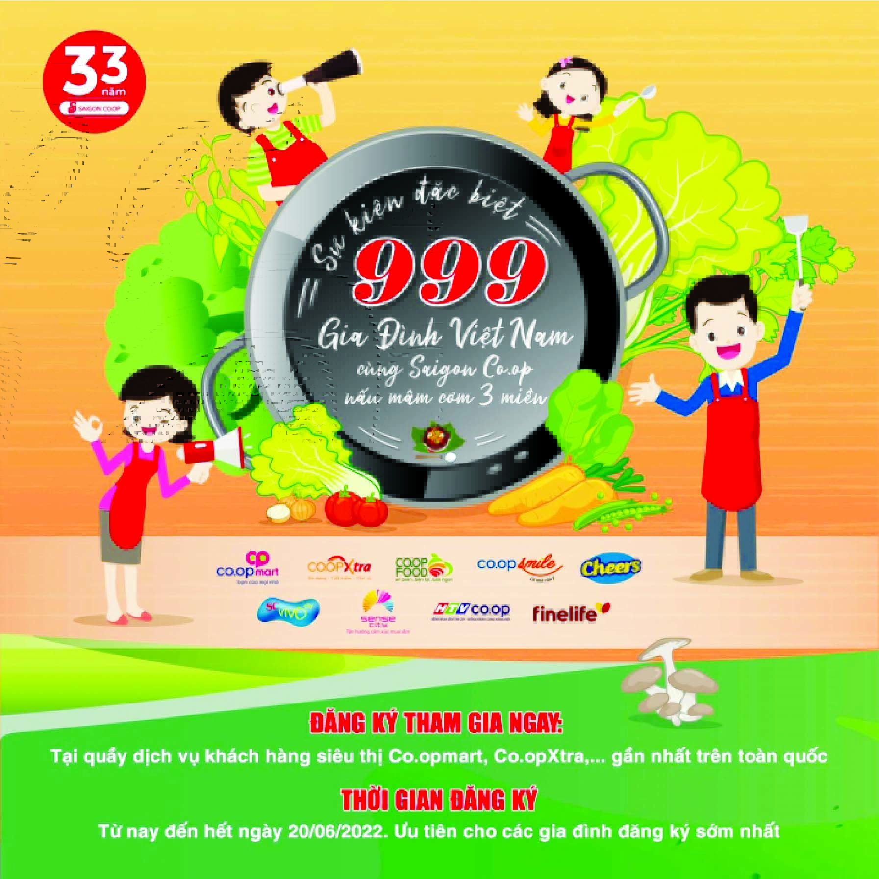 999 gia đ&igrave;nh Việt sẽ lập kỷ lục c&ugrave;ng Co.opmart, Co.opXtra - Ảnh 1.