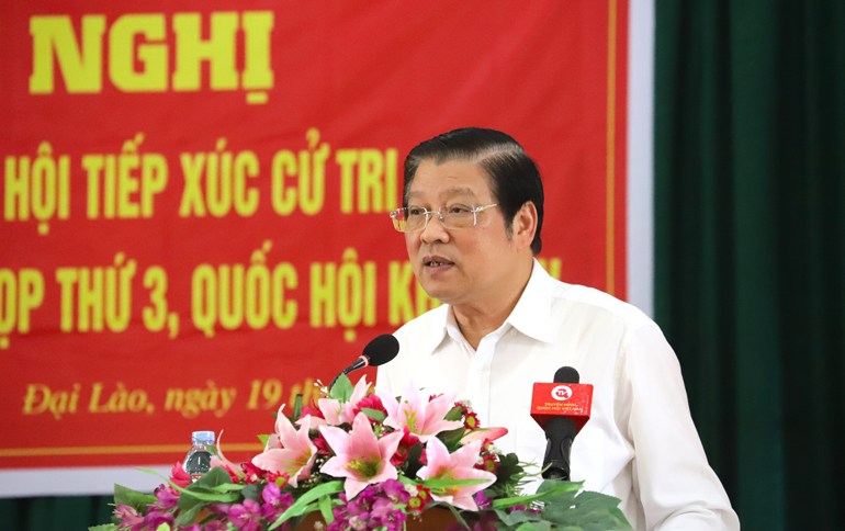 Trưởng Ban Nội chính Trung ương: Lâm Đồng cần xử lý nghiêm tồn tại trong quản lý đất đai