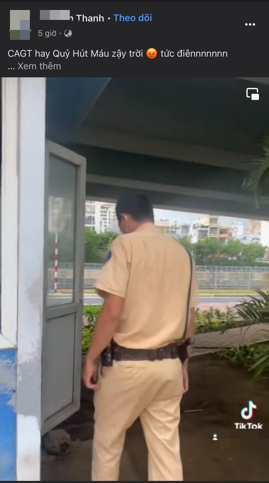 TP HCM: Xôn xao clip nam thanh niên "tố" CSGT lấy 1 triệu đồng