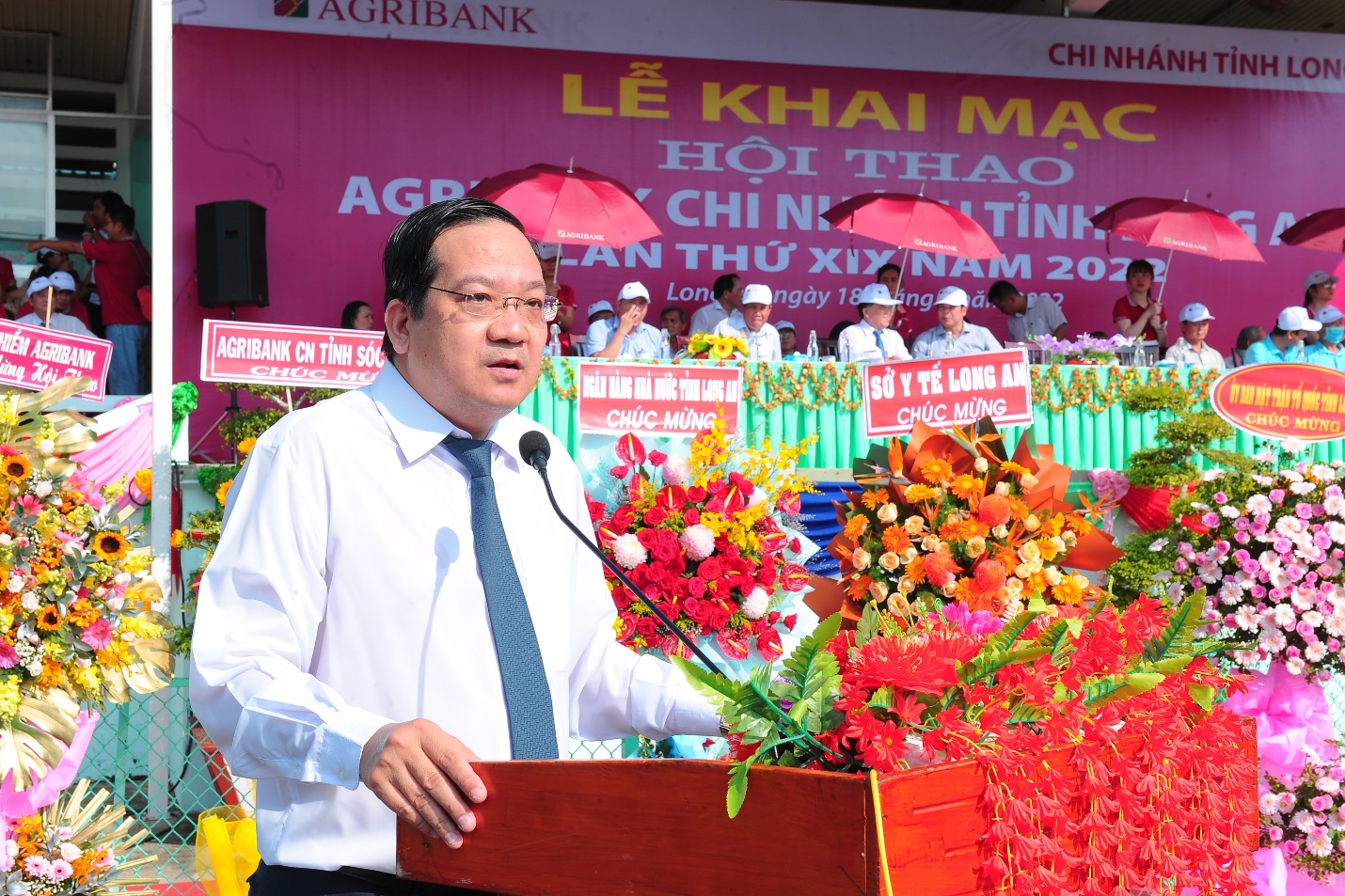 Khai mạc hội thao Agribank Chi nh&aacute;nh Long An lần thứ 19 - Ảnh 10.