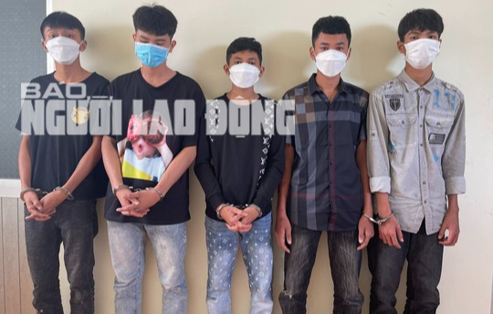 Chân dung 5 đối tượng cướp tài sản ở Phú Quốc