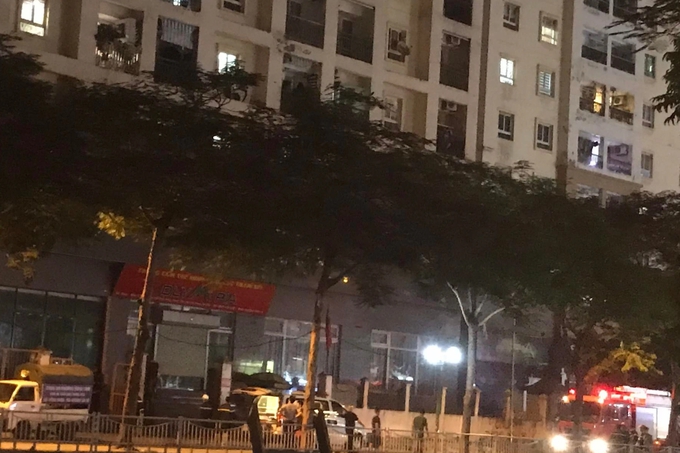 Người đàn ông rơi từ tầng cao toà chung cư xuống tử vong