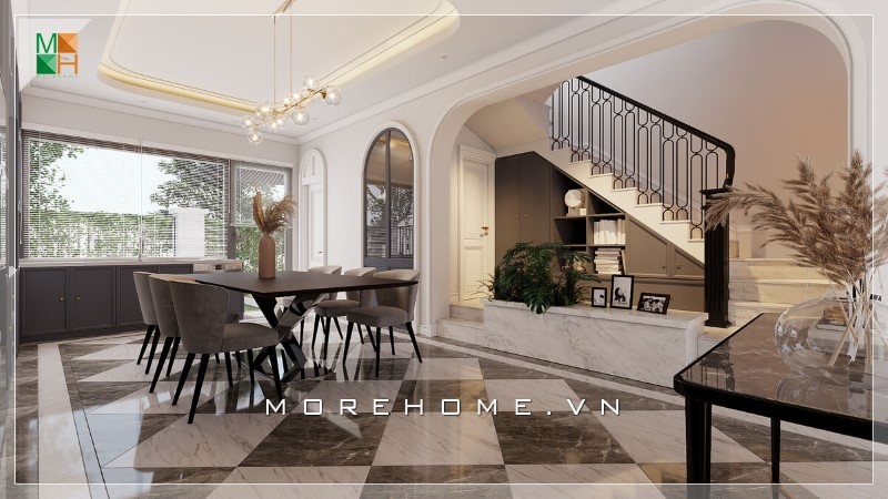 Thiết kế gầm cầu thang đẹp ấn tượng cho ph&ograve;ng kh&aacute;ch - Ảnh 6.