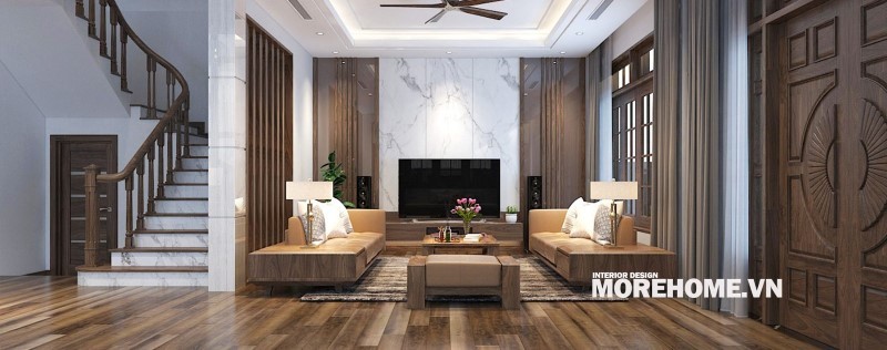 Thiết kế gầm cầu thang đẹp ấn tượng cho ph&ograve;ng kh&aacute;ch - Ảnh 8.